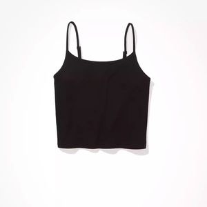 Black tanktop croptop